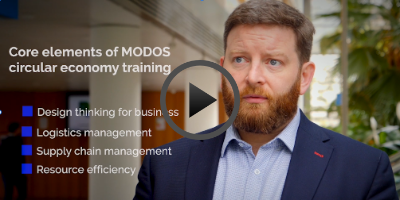 Here Steven O'Gara, Senior Economic Development Officer, Dublin City Council outlines how MODOS was originally devised to share best in class advice with SMEs on all things circular.  